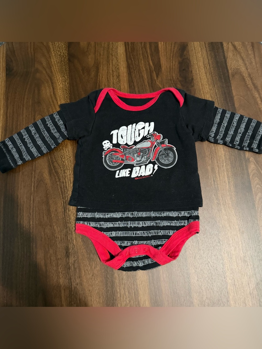 ✨2/$6✨ Baby boy dickies onesie
